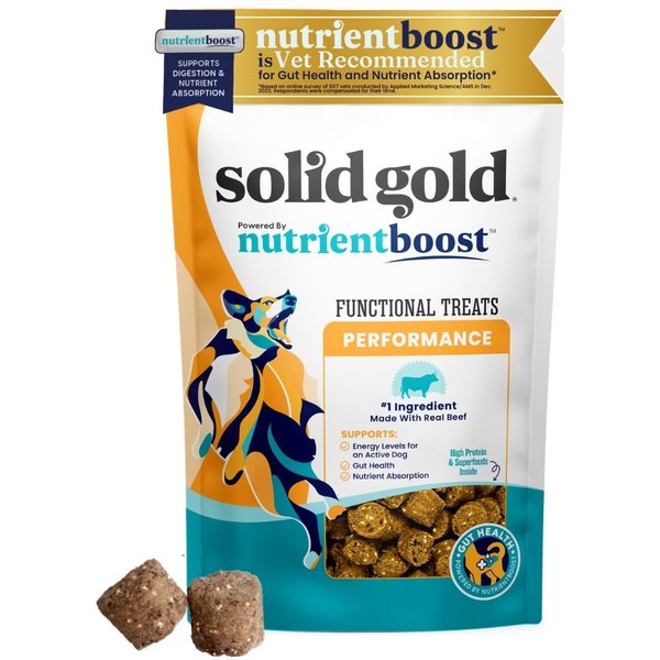 Solid Gold Superfoods Beef, Mango & Turmeric Recipe Grain-Free Chewy Dog Treats