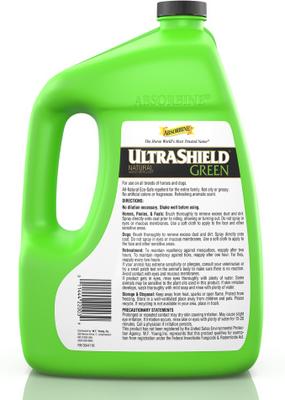 Show full view: Absorbine UltraShield Green All-Natural Fly & Insect Repellent Horse & Dog Spray, 128-fl oz bottle slide 6 of 6