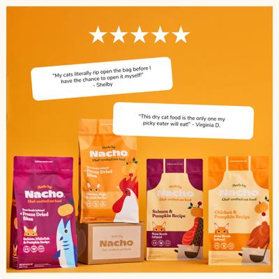 Show full view: Made by Nacho Cage-Free Chicken, Chicken Liver & Bone Broth Recipe Kittens Dry Cat Food, 2-lb bag slide 7 of 9