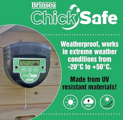 Brinsea ChickSafe Advance Automatic Poultry Coop Door Opener & Door Kit