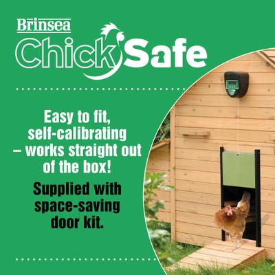 Show full view: Brinsea ChickSafe Eco Automatic Chicken Coop Door Opener & Door Kit slide 2 of 8