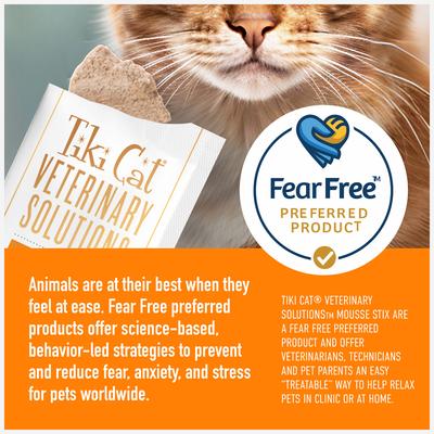 Show full view: Tiki Cat Veterinary Solutions Mousse Stix Chicken Lickable Cat Treats, 0.28-oz pouch, case of 20 slide 8 of 12