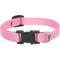 Show in main carousel: LupinePet Basic Solid Dog Collar, Pink, XX-Small: 6 to 9-in neck, 1/2-in wide slide 1 of 6