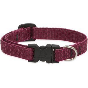 LupinePet Eco Dog Collar, Berry, X-Small: 8 to 12-in neck, 1/2-in wide