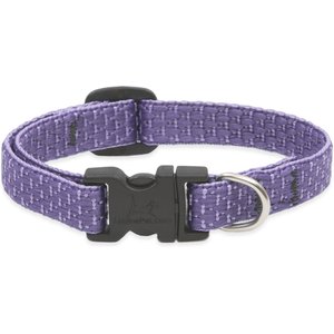 LupinePet Eco Dog Collar, Lilac, Small: 10 to 16-in neck, 1/2-in wide