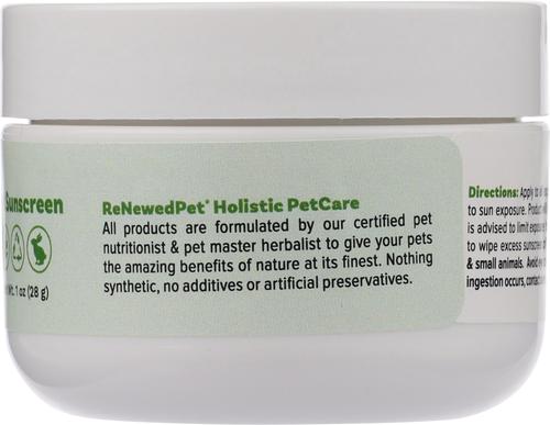 Show full view: RenewedPet Dog & Cat Sunscreen, 1-oz jar slide 2 of 5