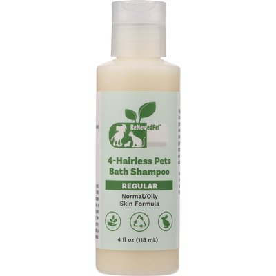 RenewedPet RenewedPet 4-Hairless Pets Dog & Cat Shampoo, 4-fl oz bottle