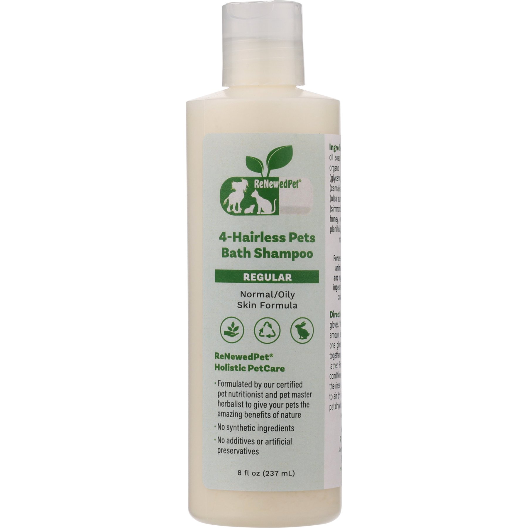 RenewedPet 4-Hairless Pets Dog & Cat Shampoo, 8-fl oz bottle