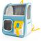 Show in main carousel: Happy & Polly Old School Style Mesh Ventilation Cat Backpack Carrier slide 9 of 11