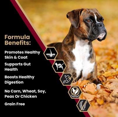 Show full view: VICTOR Sensitive Skin & Stomach Grain-Free Lamb Meal & Sweet Potato Recipe Dry Dog Food, 30-lb bag slide 3 of 12