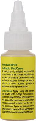 Show full view: RenewedPet Dog & Cat Eye Remedy Drops, 1-fl oz bottle slide 3 of 4