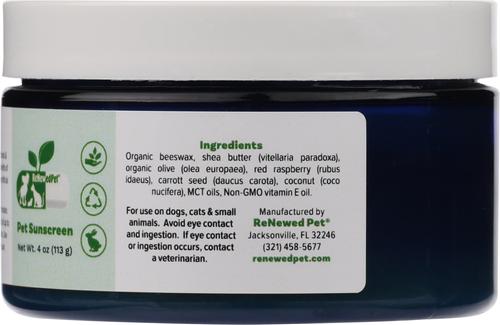 Show full view: RenewedPet Dog & Cat Sunscreen, 4-oz jar slide 2 of 4
