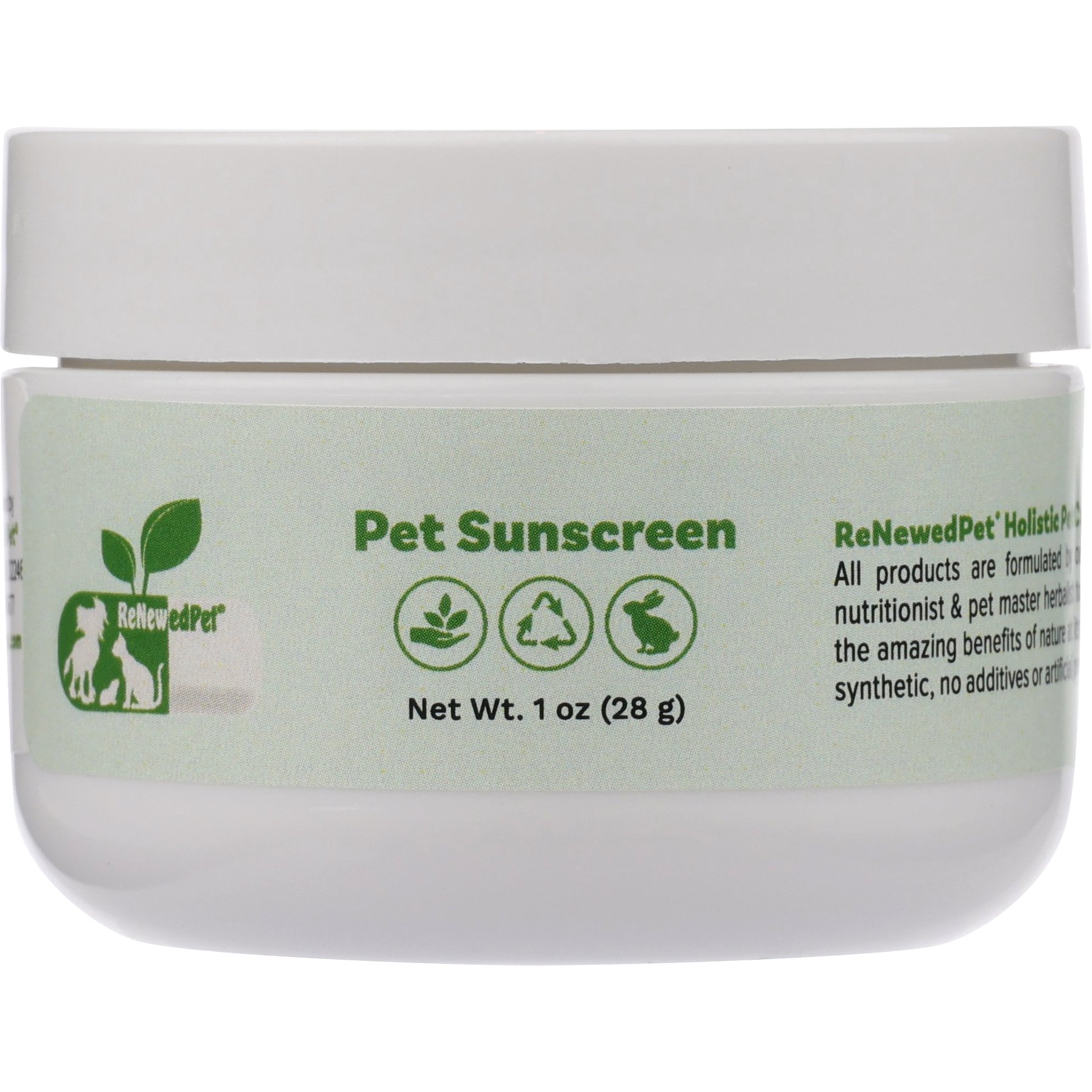 RenewedPet Dog & Cat Sunscreen, 1-oz jar