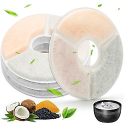 PetNF Cat Water Fountain Replacement Filters, 4 count