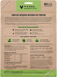 Vital Essentials Freeze-Dried Raw Rabbit Entree & Mixer Cat Food Crunchy Nibs, 8-oz bag slide 2 of 9