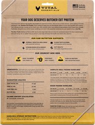 Vital Essentials Freeze-Dried Raw Duck Entree & Mixer Dog Food Crunchy Mini Nibs, 25-oz bag slide 2 of 9