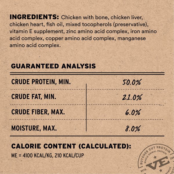 Vital Essentials Freeze-Dried Raw Chicken Entree Mini Nibs Dog Food