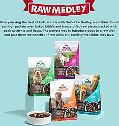 Nulo Raw Medley Beef & Sweet Potato Large Breed Adult Dry Dog Food, 20-lb bag slide 2 of 9