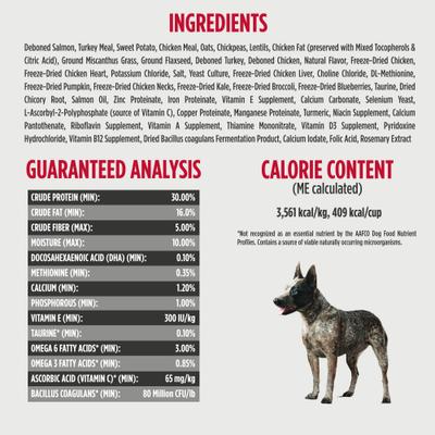 Show full view: Nulo Raw Medley Salmon, Oats & Turkey Puppy Dry Dog Food, 10-lb bag slide 6 of 11