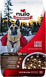 Nulo Raw Medley Beef & Sweet Potato Large Breed Adult Dry Dog Food, 20-lb bag