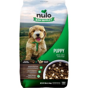 Nulo Raw Medley Salmon, Oats & Turkey Puppy Dry Dog Food, 10-lb bag
