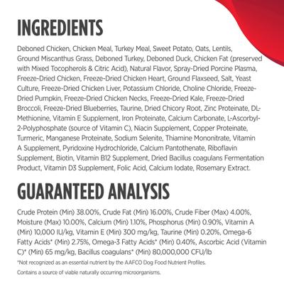 Show full view: Nulo Raw Medley Chicken, Turkey & Duck Adult Dry Cat Food, 4-lb bag slide 6 of 11