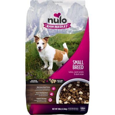 Nulo Nulo Raw Medley Turkey, Sweet Potato & Duck Small Breed Adult Dry Dog Food, 10-lb bag