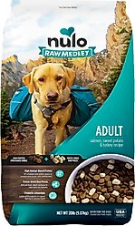 Nulo Raw Medley Salmon, Sweet Potato & Turkey Adult Dry Dog Food, 20-lb bag