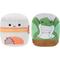 Show in main carousel: Squishmallows ChewMees Brando Shoe & Linus Sock Plush Dog Toys, 2 count slide 2 of 2