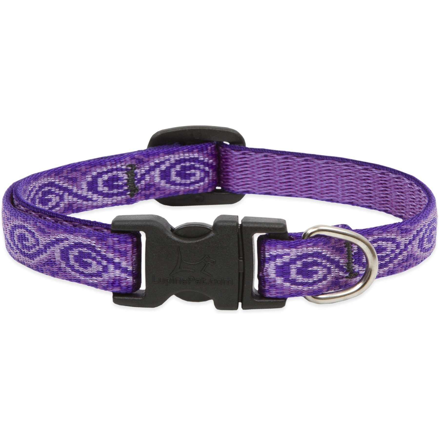 LupinePet Jelly Roll Dog Collar, Small: 10 to 16-in neck, 1/2-in wide