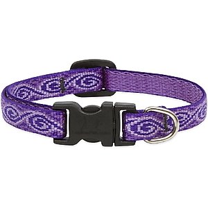 LupinePet Jelly Roll Dog Collar, XX-Small: 6 to 9-in neck, 1/2-in wide