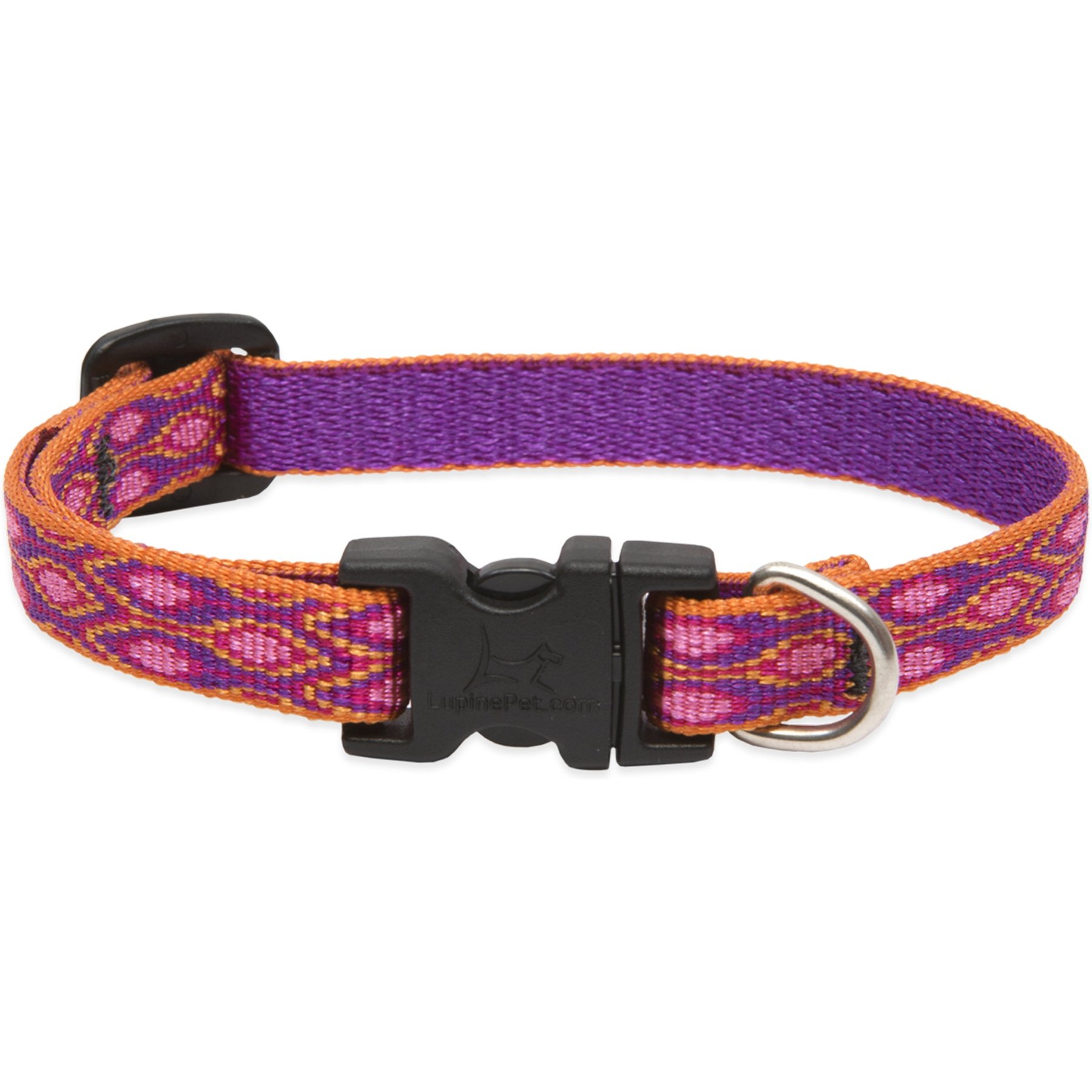 LupinePet Original Designs Alpen Glow Dog Collar, Alpen Glow, XX-Small: 6 to 9-in neck, 1/2-in wide