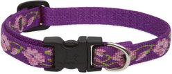LupinePet Original Designs Rose Garden Dog Collar, Rose Garden, Small: 10 to 16-in neck, 1/2-in wide