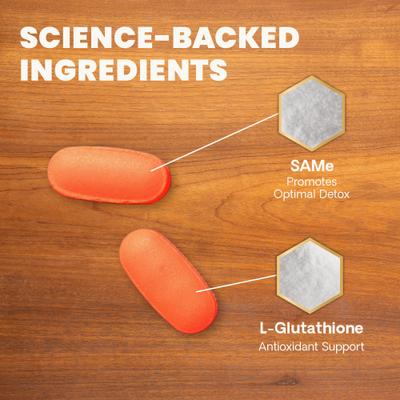 Show full view: VetriScience VETRI SAMe 225 S-Adenosyl-Methionine Liver Detox Supplement Tablets Liver Supplement for Medium & Large Breed Dogs, 30 count slide 4 of 10