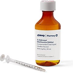 S-Adenosyl Methionine (SAMe) Compounded Oral Oil Liquid Chicken Flavored for Dogs & Cats, 100-mg/mL, 90 mL