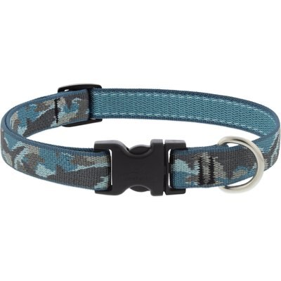 LupinePet LupinePet Original Designs Sand Shark Nylon Standard Dog Collar, Small: 9 to 14-in neck, 3/4-in wide