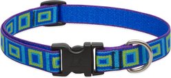 LupinePet Original Designs Sea Glass Nylon Standard Dog Collar, Small: 9 to 14-in neck, 3/4-in wide