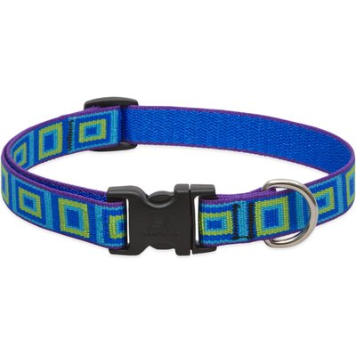 LupinePet LupinePet Original Designs Sea Glass Nylon Standard Dog Collar, Large: 15 to 25-in neck, 3/4-in wide