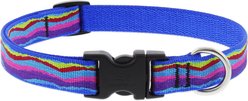 LupinePet Original Designs Ripple Creek Nylon Standard Dog Collar, Small: 9 to 14-in neck, 3/4-in wide