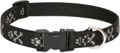 LupinePet Original Designs Bling Bonz Nylon Standard Dog Collar, Small: 9 to 14-in neck, 3/4-in wide