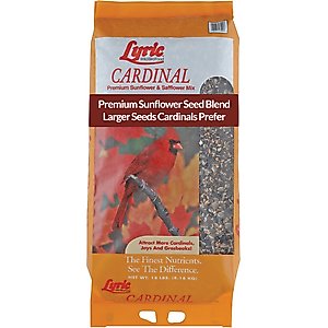 Lyric Cardinal Premium Sunflower & Safflower Mix Wild Bird Food, 18-lb bag