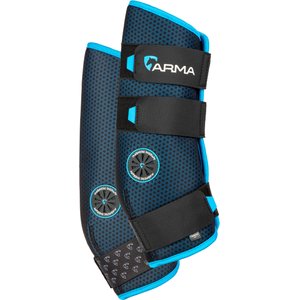 Shires Equestrian Products ARMA Magnet Horse Boots, Black, Full