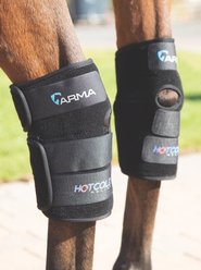 Shires Equestrian Products ARMA Hot/Cold Joint Relief Horse Boots, Black