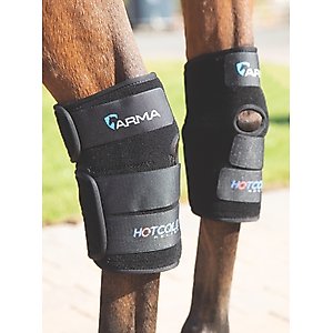 Shires Equestrian Products ARMA Hot/Cold Joint Relief Horse Boots, Black