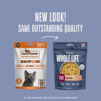 Show full view: Whole Life Nature's Remedy Digestive Health Support Whole Food Cat Supplement, 4.5-oz bag slide 4 of 12