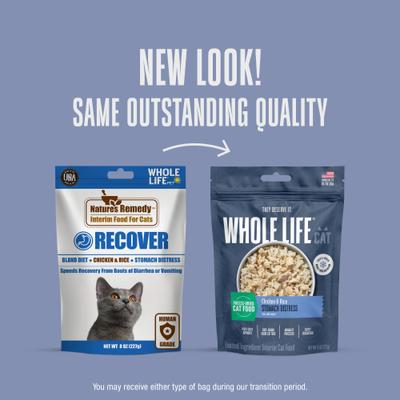 Show full view: Whole Life Natures Remedy Recover Interim Stomach Distress Cat Food, 8-oz bag slide 4 of 13