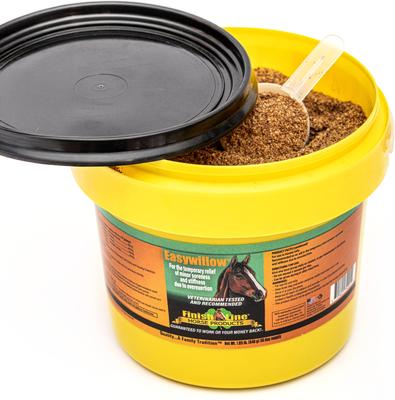 Show full view: Finish Line Easywillow Soreness & Stiffness Powder Horse Supplement, 1.85-lb tub slide 4 of 6