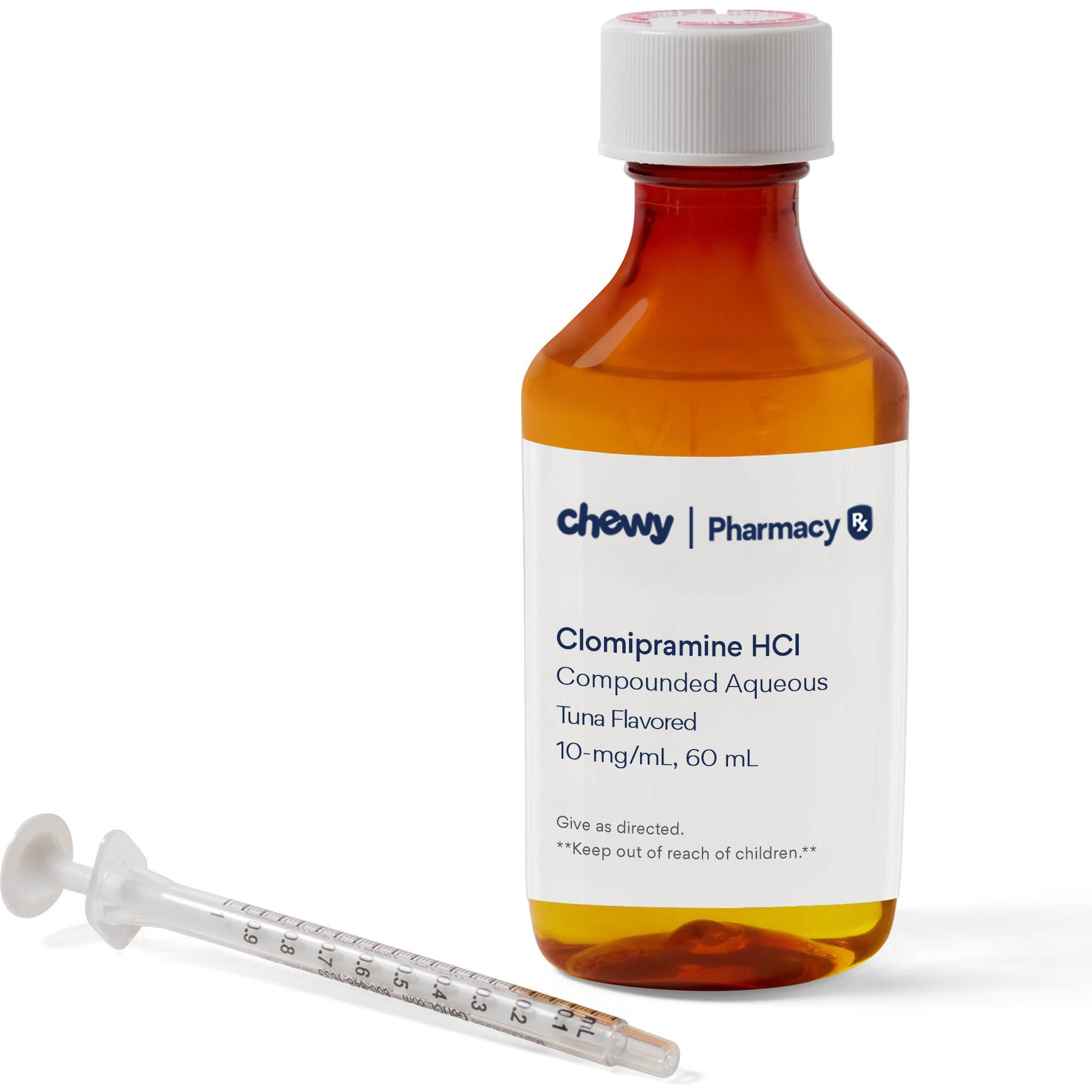 Clomipramine HCl Compounded Tuna Oral Oil Suspension, 10 mg/mL, 60 mL for Veterinary use