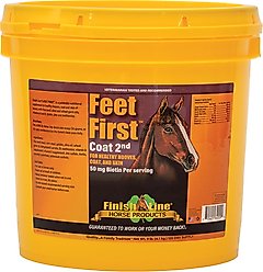 Finish Line Feet First Skin, Coat & Hoof Care Powder Horse Supplement, 9-lb tub