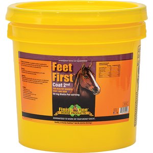 Finish Line Feet First Skin, Coat & Hoof Care Powder Horse Supplement, 22.5-lb tub